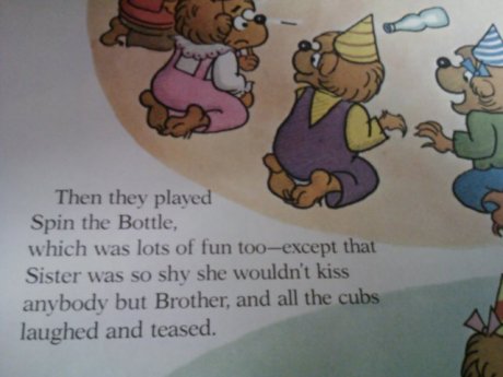 And then story time got strange...