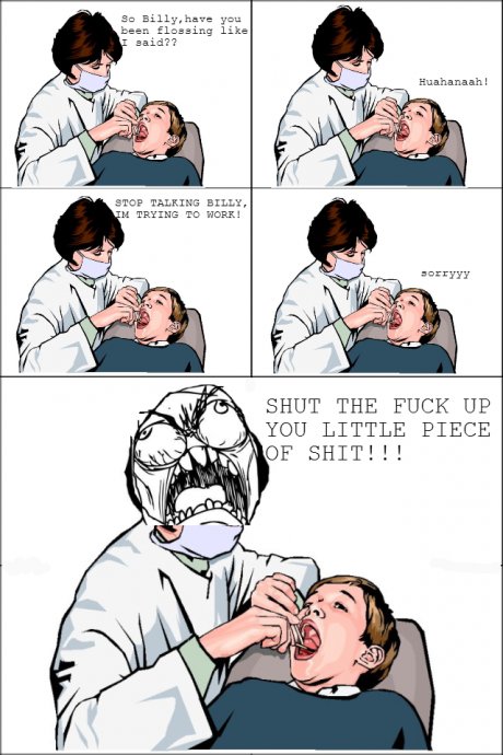 Why do dentists insist on doing this?