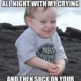 Scumbag toddler