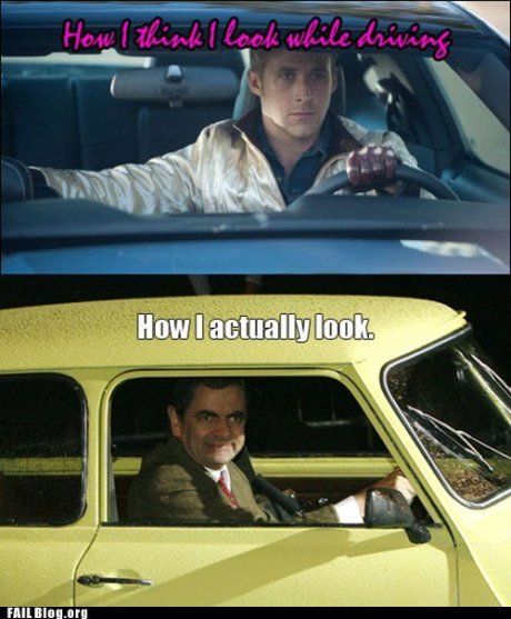 What you think you look like