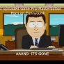and its gone