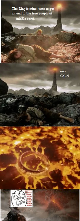 Sauron Likes Cake