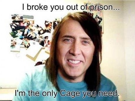 Overly Attached Nic Cage