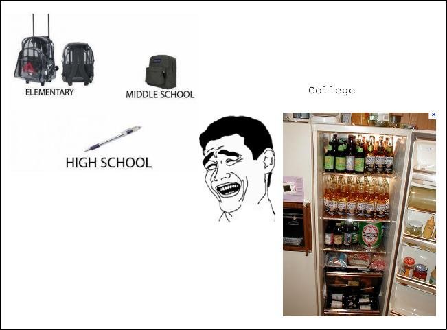 school life evolution