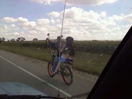 Nothing but a man and his blow up doll