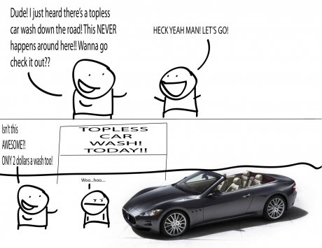 topless wash