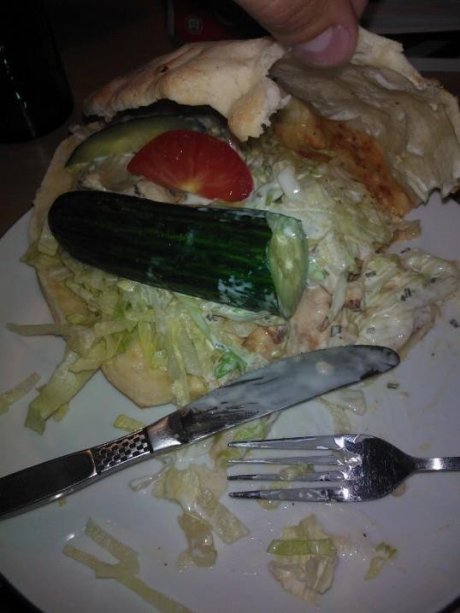 too much cucumber for my taste