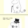 Moominpoppa cap in yo ass!