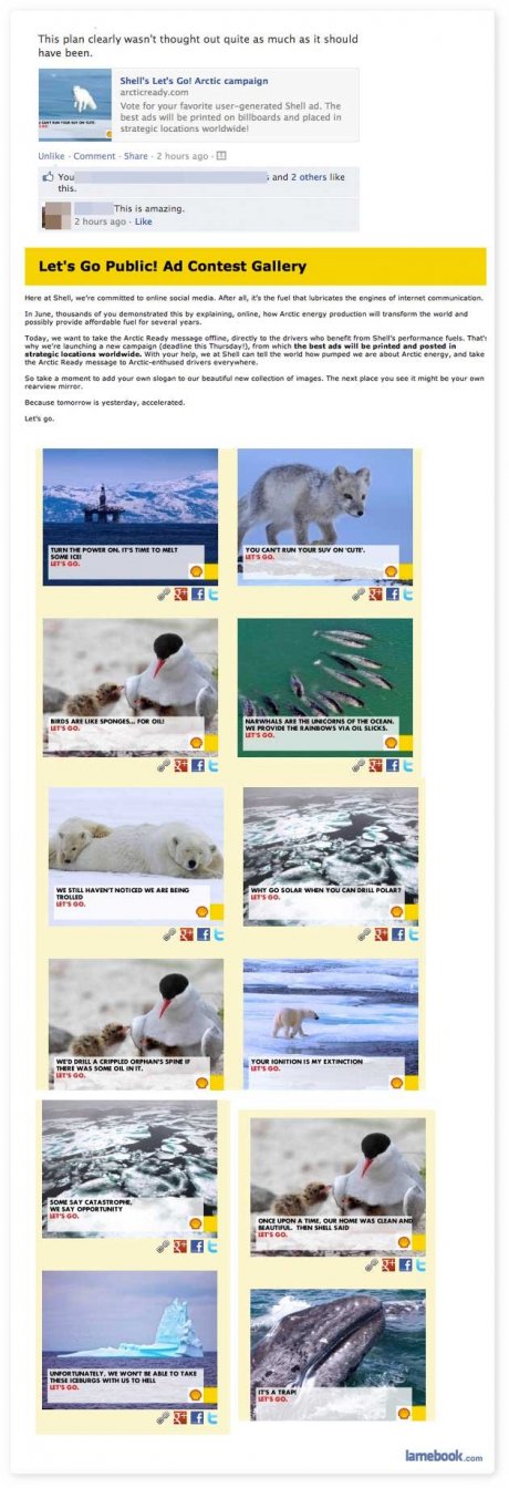 Making the most of oilspills