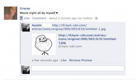 Forever Alone On Movie Night