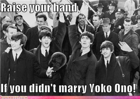 I didnt marry YOKO