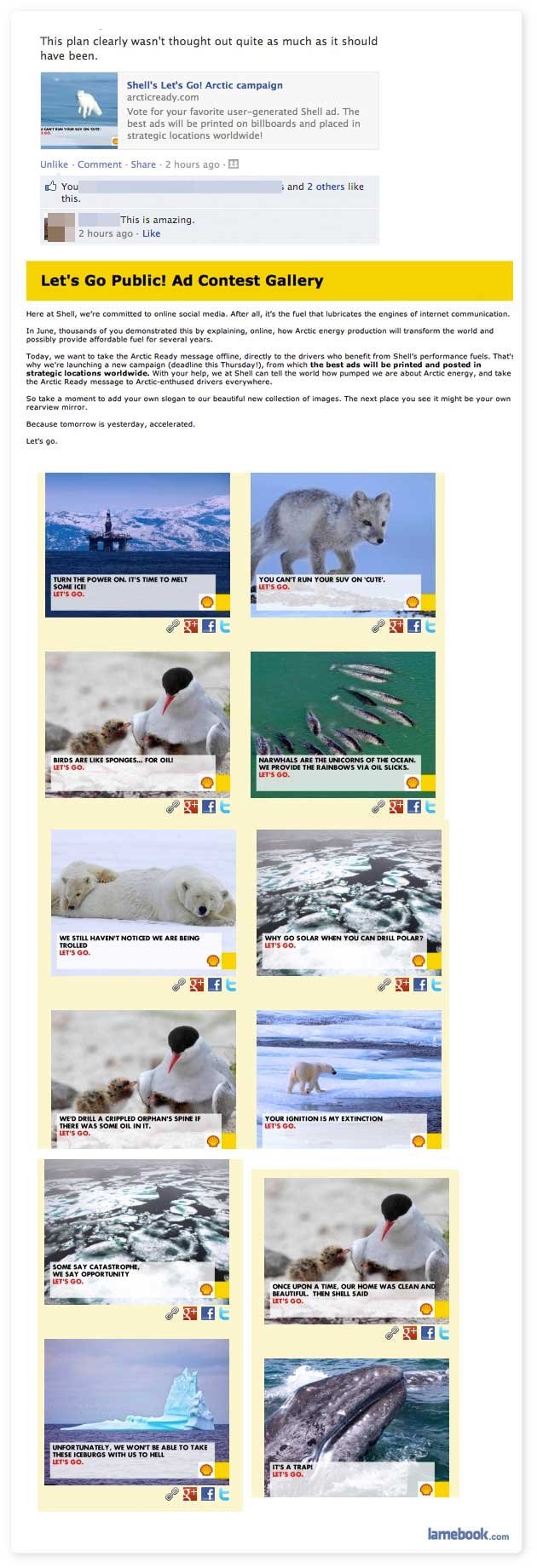 Making the most of oilspills