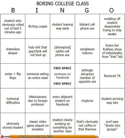 Bored in class? Try this!