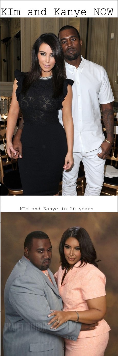 Kim and Kanye