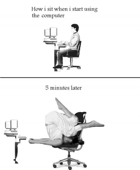 how i sit