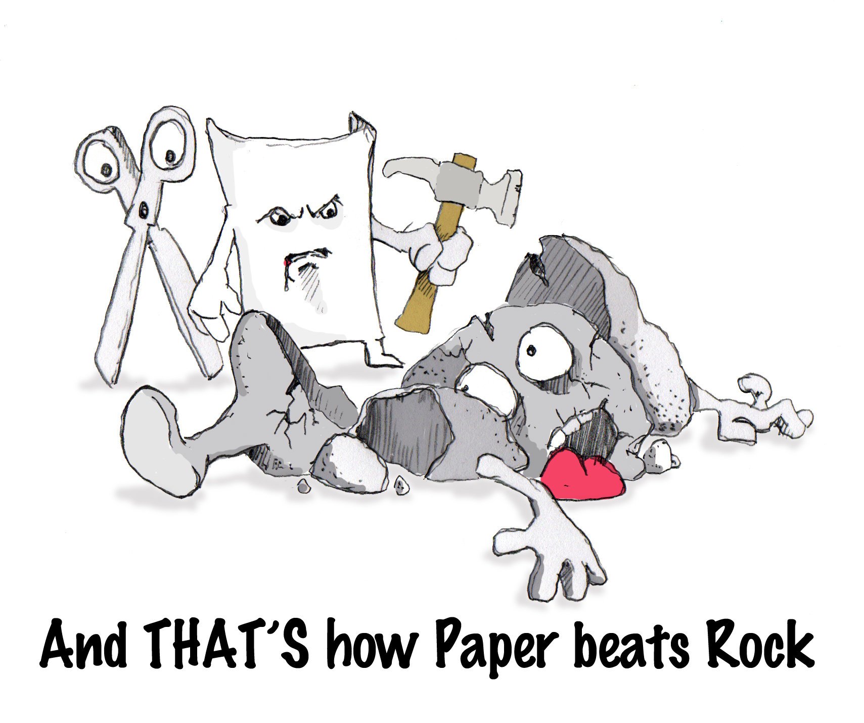 Paper beats Rock