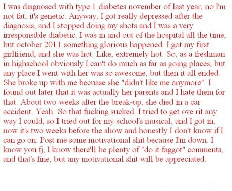 My life story, basically.