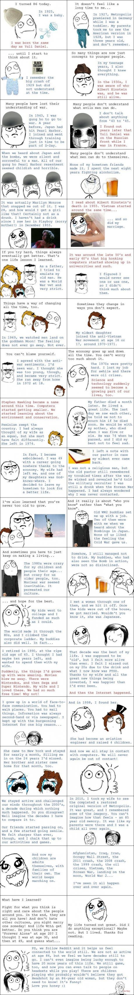 Life through the years