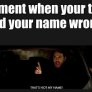 Wrong Name