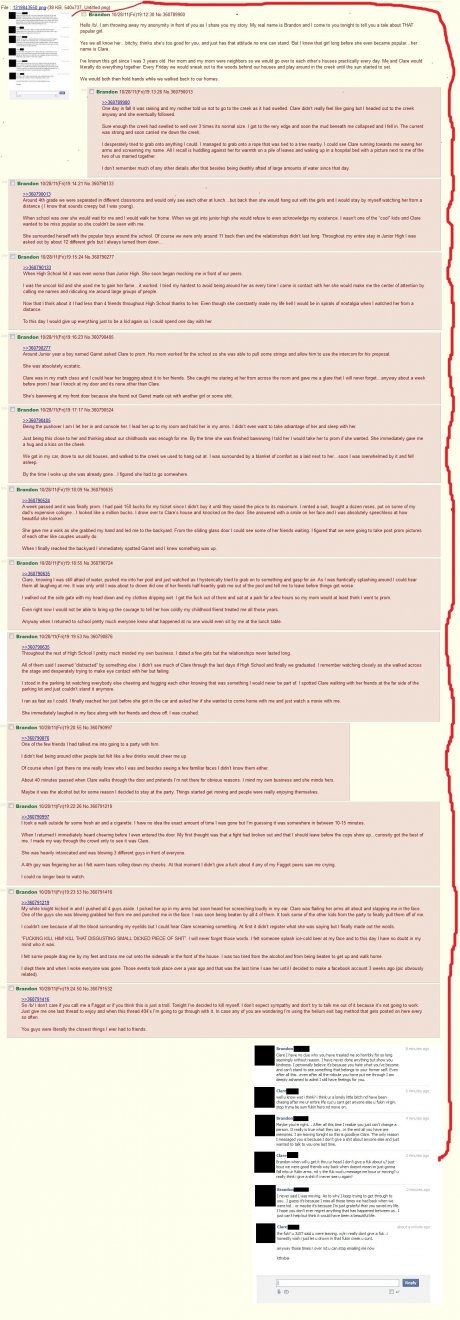 Brandon, Never forget (worth the read)