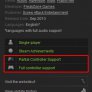 1 and a half full controller support