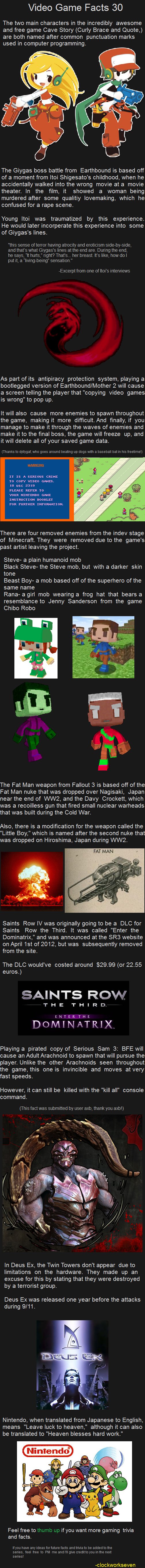 Video Game Facts #30