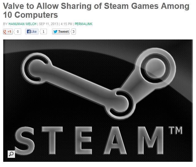 Share Games with Steam