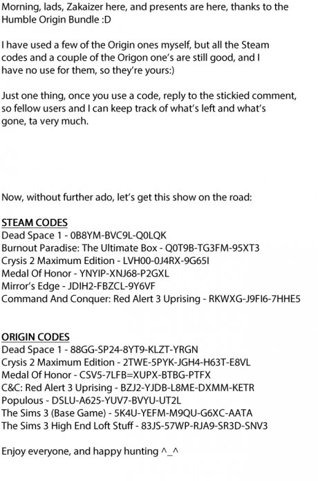 So, I heard you like free stuff?