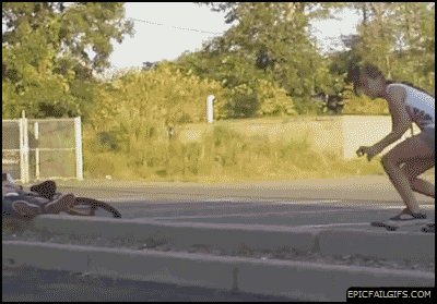 My girlfriend's reaction when I accidentally hit the wrong one..
