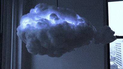 Lighting Storm Cloud Lamp
