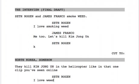 Official script for The Interview