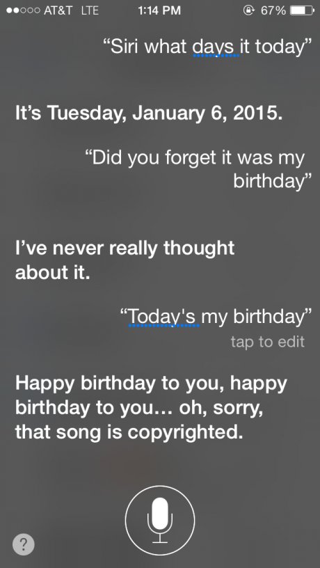 At least my friends will sing to me..