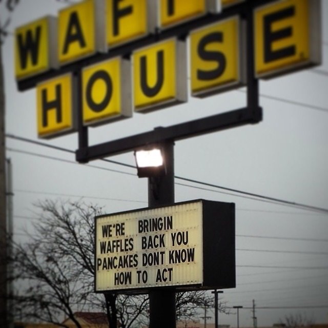 We're bringing waffles back