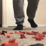 How it really feels to step on a lego.