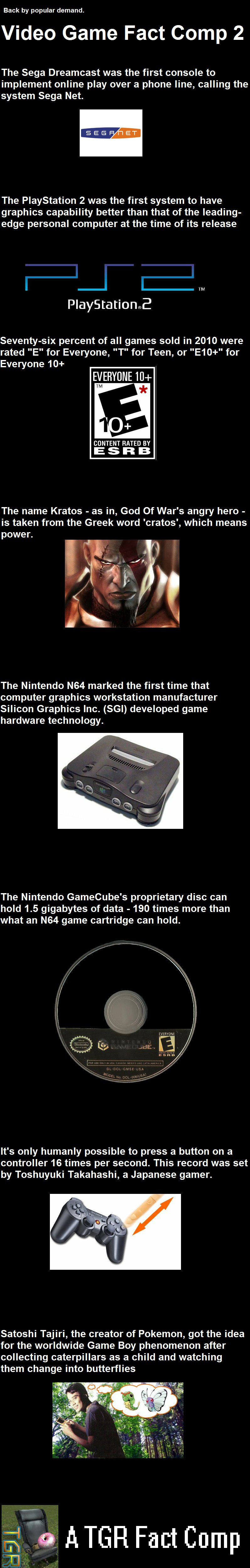 Video Game Fact Comp 2