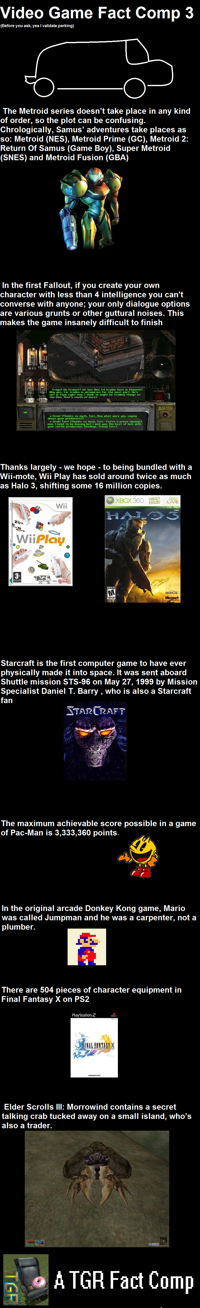 Video Game Fact Comp 3