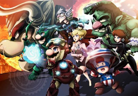 mario avengers