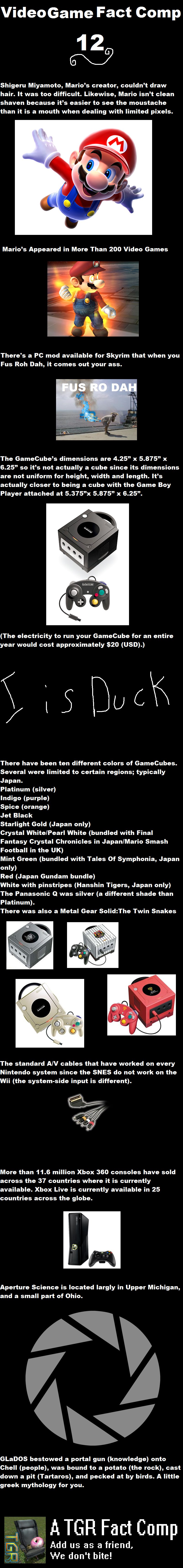 Video Game Fact Comp 12