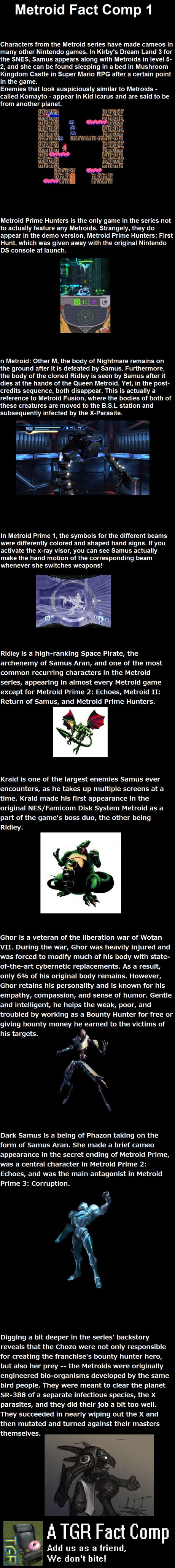 Metroid Fact Comp