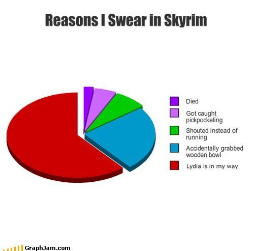 Reason to Swear in Skryim