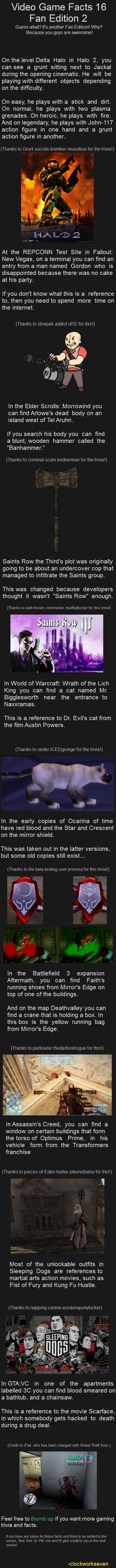 Video Game Facts 16