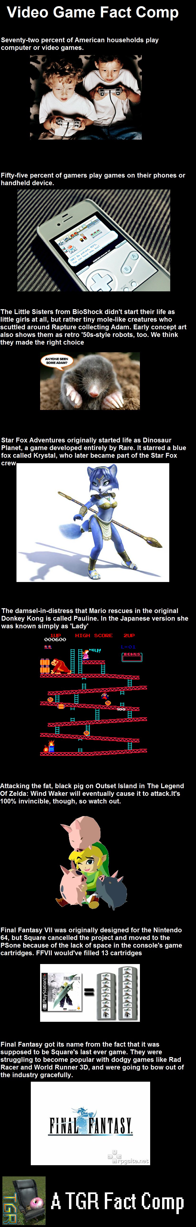 Video Game Fact Comp 1