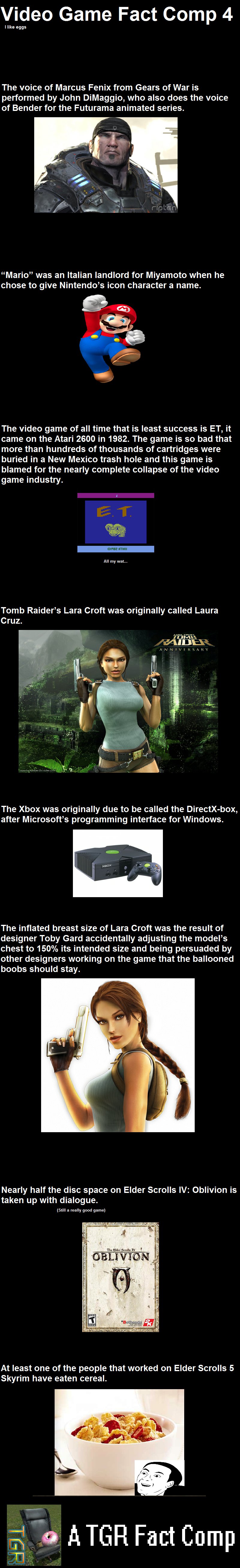 Video Game Fact Comp 4!