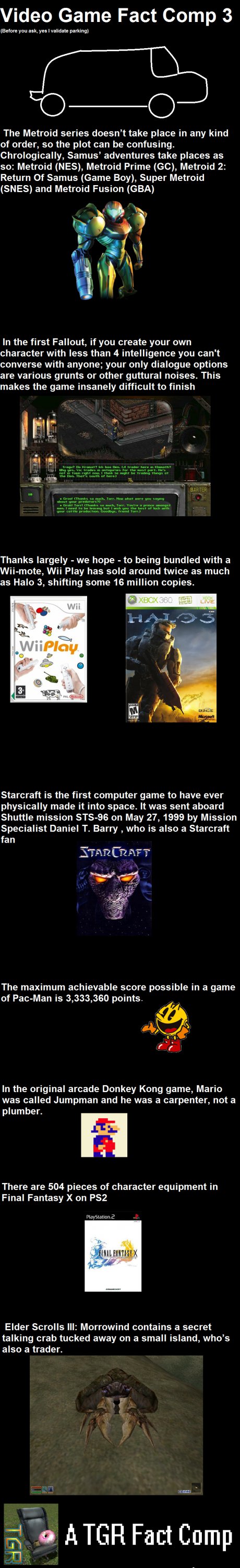 Video Game Fact Comp 3