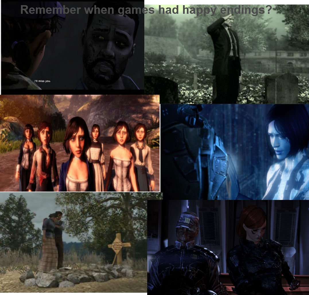 Whats up with game endings nowadays?