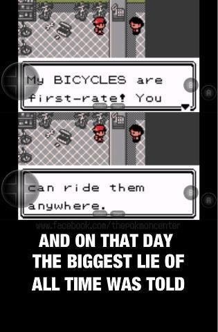 The greatest lie.