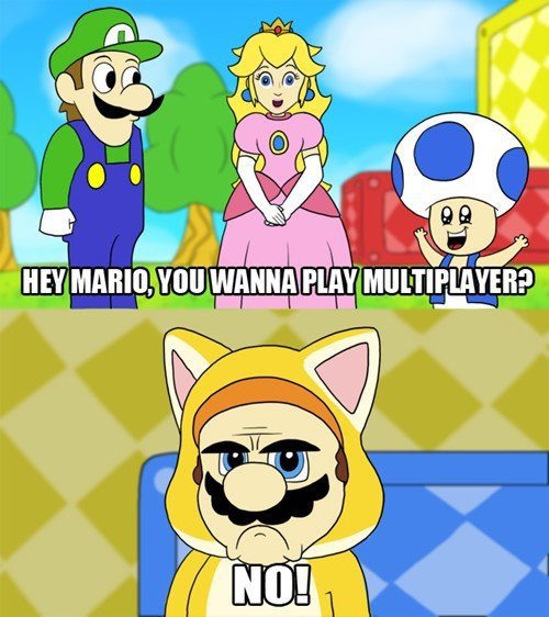 Grumpy Mario