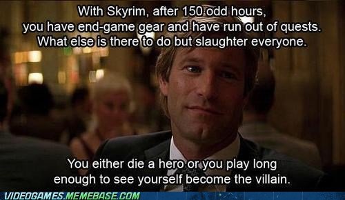 You either die a hero...