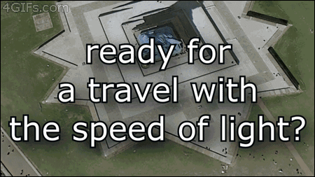 Ready for a travel with the speed of light?