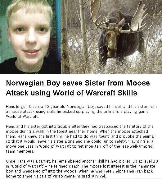 Moose attack